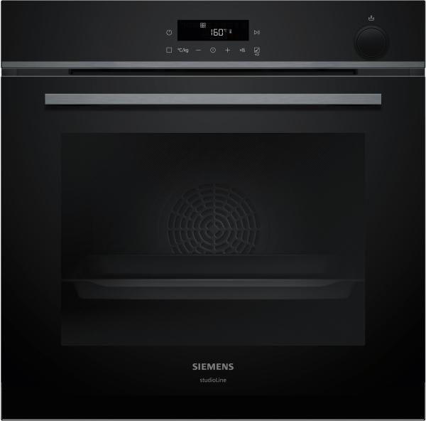 Siemens HR472G0B3 - iQ300, Backofen mit Dampfunterstützung, Schwarz, 60 x 60 cm, 5 Jahre Garantie!